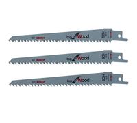 Bosch Home and Garden Lames pour élagueur Keo Lot de 3 Gris