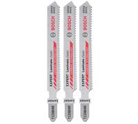 Bosch Lames pour scie sauteuse EXPERT Laminate Clean T128BHM 92 mm – Lot de 3