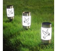 Vendos85 Lot 3 lampes funéraires solaires LED