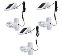 Lot de 3 lampes solaires d'extérieur à LED avec détecteur de mouvement, projecteurs muraux, lampes d'éclairage