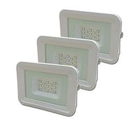 Lot de 3 LED Projecteur Lampe 10W Blanc 6000K IP65 Extra Plat