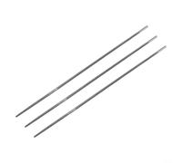 Lot de 3 limes d'affûtage de tronçonneuse rondes en métal de 3,5 mm pour l'entretien et la restauration des bords de coupe
