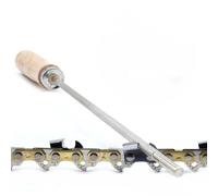 Lot de 3 limes diamantées rondes pour chaînes de tronçonneuse Hexa 4,0 4,8 5,2 mm pour Stihl Husqvarna Dolmar 0,3-1/4-3/8-0,325 - .404 (lot de 3 limes diamantées 4, 4, 8, 5,5 mm + 1 manche en bois)
