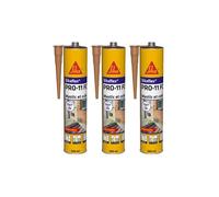 Lot de 3 mastics colles SIKA Sikaflex PRO 11 FC Purform - Beige - 300ml