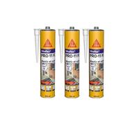 Lot de 3 mastics colles SIKA Sikaflex PRO 11 FC Purform - Blanc - 300ml