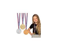 Lot de 3 médailles de podium BOLAND - Or, Argent, Bronze - Jouets Sport Fête Anniversaire Enfant Mixte