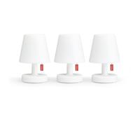 Fatboy Lampe extérieure Edison the Mini – LED rechargeable sans fil – Lot de 3 Blanc