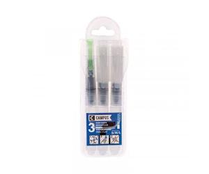 Lot De 3 Mini Pinceaux À Réservoir Rond Raphaël Assortiment De Pointes