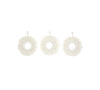 Lot de 3 Miroirs Muraux Boho 28 cm - LEXAN - ALTOBUY Beige