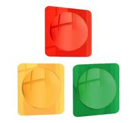 Lot De 3 Miroirs Muraux Sensoriels - Miroirs À Bulles En Acrylique Pour Décoration Murale,Miroirsà Bulles Convexes Sensoriels Muraux, Jeux Visuels Et Exploration Pour Les Personnes Autistes, 25x25cm