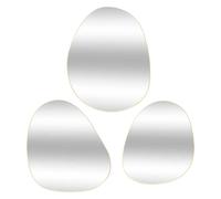 Atmosphera – Lot de 3 miroirs muraux LIDA, forme organique doré H 47 cm