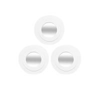 Atmosphera - 3 miroirs Emily blanc Ø 25 cm