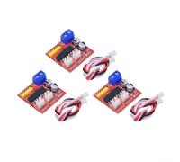 Lot de 3 modules pilotes de moteur CC double pont en H 2,5 A 2 V-10 V basse température pour tableau de contrôle intelligent de moteur pas à pas de voiture