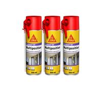 Lot de 3 mousses polyuréthane SIKA - SikaBoom 151 Multiposition - 500 ml