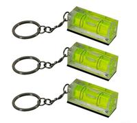 Lot de 3 niveaux magnétiques portables pour niveau à bulle - Niveau à bulle en acrylique haute transparence pour menuiserie - Outil de nivellement multi-angles avec aimant puissant de 40 mm (jaune)