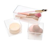COSMETIC CLUB Organisateur Cosmétique Modulable 3 Pièces Transparent 15 cm