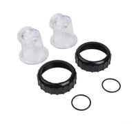 Lot de 3 ou 2 couvercles de pré-filtre à enfichables transparents pour pompe de circulation SPS25 SPS50 SPS75 SPS100, couvercle transparent avec joint torique et kit de montage à vis