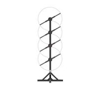 Lot de 3 ou 4 Ventilateurs 3D 45 cm avec Support, projecteur holographique à LED, Affichage publicitaire, Lampe, Vacances, épissure pour Halloween, Noël(4pcs Set)