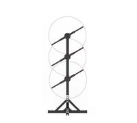 Lot de 3 ou 4 Ventilateurs 3D de 45 cm avec Support, projecteur holographique à LED, Affichage publicitaire, Lampe holographique, Support de Vacances, épissure pour Les Entreprises(3pcs Set)