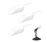 Lot de 3 palettes multifonctions en plastique - Ustensiles de cuisine pour farine, glace, nourriture pour chiens et chats - Spatule adaptée pour cuisine et restaurant