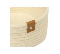 - Lot de 3 Paniers de Rangement "Duo" 35cm Ivoire