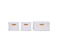Lot de 3 paniers de rangement Childhome avec crochets pour