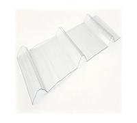 Lot de 3 Panneaux de Serre en Polycarbonate avec revêtement résistant aux UV, tôle ondulée Haute résistance aux Chocs pour serres, toitures et terrasses