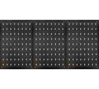 Lot de 3 panneaux métalliques botle® Panneau à outils 1190 x 595 mm Panneaux métalliques perforés verticaux (40 x 60 cm chacun), revêtement poudré noir, idéaux pour l'atelier et le garage