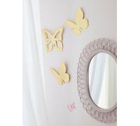 Lot de 3 papillons en laiton dore TU
