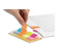 Lot de 3 paquets de 3 blocs, 100 marque-pages chacun, standards format 25 x 76 mm coloris assortis G