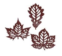 Lot de 3 pas japonais style feuilles