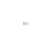 Lot de 3 patères murales avec fixations pastels Buddy Hook - - Multicolore - Plastique