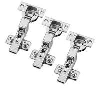 Lot de 3 paumelles BLUM butée centrale 71B3650 110° avec fermeture automatique, y compris plaque de montage 173L8100 et vis de système