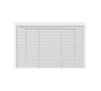 Lot de 3 persiennes blanc 130cm pour pergola bioclimatique aluminium 4x3m Triomphe