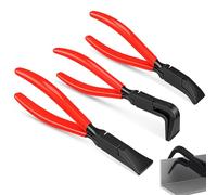 Lot de 3 Petites Mini Pinces Pliantes 0° 45° 90°,Pince Plate Couvreur & Pince a Border Outil Couvreur Zingueur Pince a Plier Largeur 22 mm,Poignées Ergonomiques Antidérapantes
