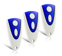 Lot de 3 pièces de rechange pour émetteur manuel Novotron 502, ouvre-porte de garage 433,92 MHz, 2 canaux, télécommande compatible avec émetteur manuel Novo-ferm 502 MAX43-2, Novotron 512 MIX43-2