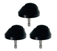 Lot de 3 pièces de robot robuste pour Cecotec pour conga 9590 9990 usage | Pour un glissement omnidirectionnel lisse, pour naviguer dans les coins étroits, les obstacles, assure une couverture