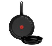Lot de 3 pièces en céramique Ingenio Excellence : poêle 24 cm + 28 cm + poignée - GPE, SEB, France, Tefal, Ménage