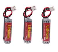 Lot de 3 piles MAXELL ER6C AA3,6V 1800mAh pour automate programmable Mitsubishi FX F2-40BL avec prise