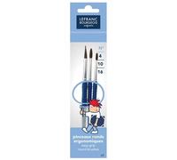 Lot De 3 Pinceaux Grippy - N° 4/10/16 - Lefranc Bourgeois