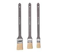 Lot de 3 pinceaux pour radiateurs, kit 3 Tailles 3-4-5 pour Peindre radiateurs ou profilés - Fabriqué en Italie