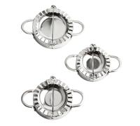 Lot de 3 pinces à sertir et coupe-pâte en acier inoxydable 304 robuste pour chefs à domicile =