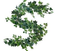 Lot de 3 plantes grimpantes artificielles vertes pour la décoration des murs et des balcons