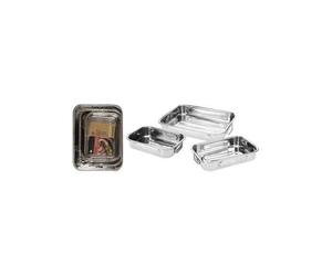 Lot De 3 Plateaux Inox A12402130 Excellent Houseware