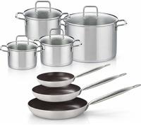 Lot de 3 Poêles 24/28/32 cm Elo Bistro Line et 4 Faitouts 12/14/20/26 cm Elo Citrin