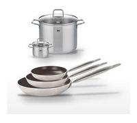 Lot de 3 Poêles 24/28/32 cm et 2 Faitouts 14/26 cm Elo Bistro Line
