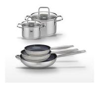 Lot de 3 Poêles 24/28/32cm Elo Profi Therm Platinum et 2 Faitouts 12/16cm