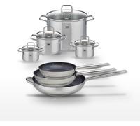 Lot de 3 Poêles 24/28/32cm Elo Profi Therm Platinum et 4 Faitouts Elo Citrin