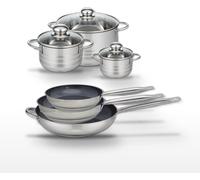 Lot de 3 Poêles 24/28/32cm et 3 Faitouts 12/16/24cm Elo Profi Therm Platinum