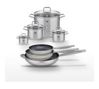 Lot de 3 Poêles céramique 24/28/32cm Elo Profi Therm Platinum et 4 Faitouts inox Elo Citrin